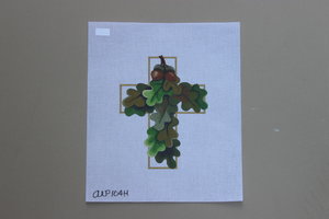 Oak Leaves Cross