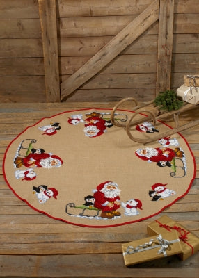 Santa North Pole Tree Skirt