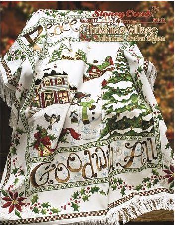 Christmas Village Afghan