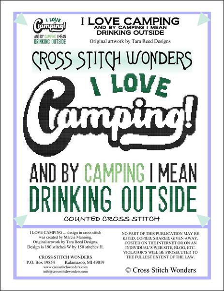I Love Camping ... Drinking Outside