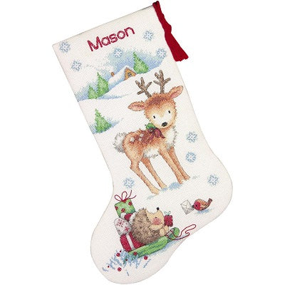 Reindeer Hedgehog Stocking