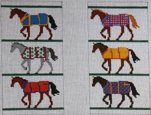 Horse Blankets Eyeglass Case