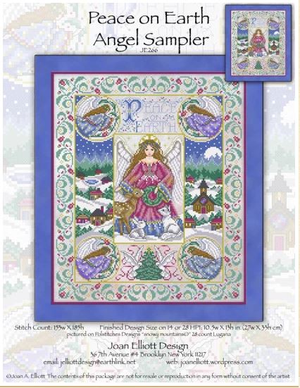 Peace on Earth Angel Sampler