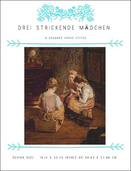 Drei Strickende MÃ¤dchen