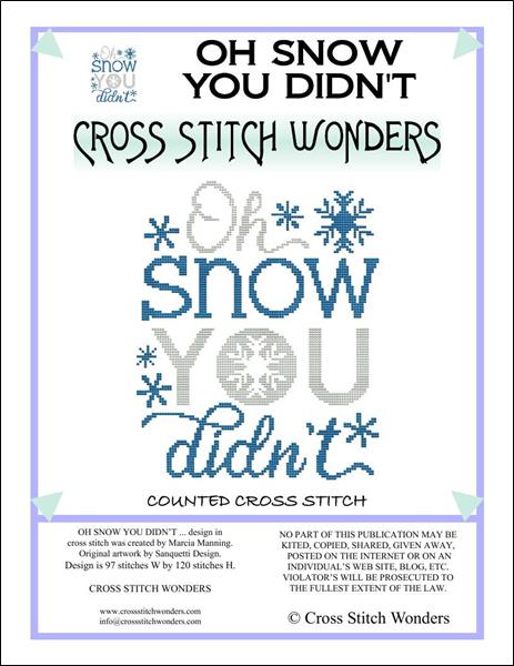 Oh Snow You Didn't