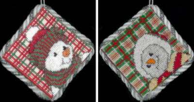 Snow Pair Ornaments