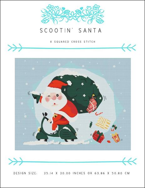 Scootin Santa