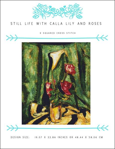 Still Life with Calla Lily and Roses