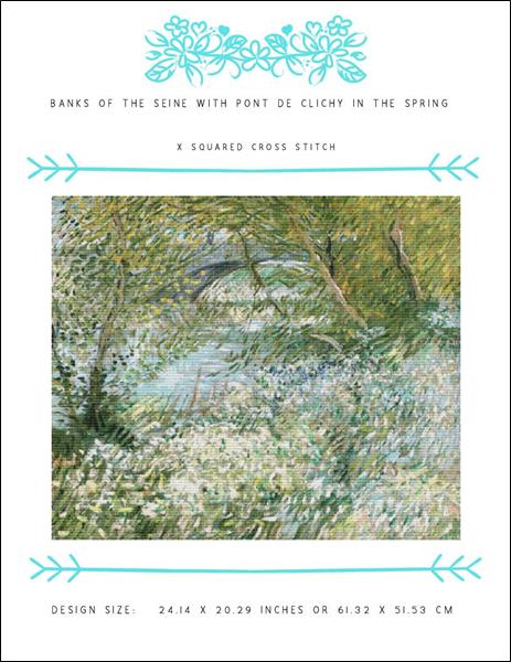 Banks of the Seine with Pont de Clichy in the Spring