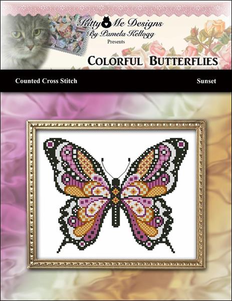 Colorful Butterflies - Sunset