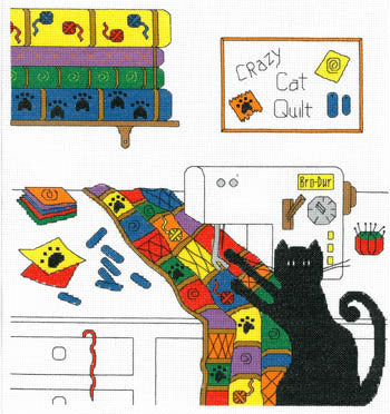 Crazy Quilt Cat