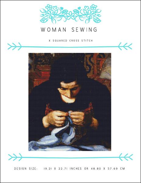 Woman Sewing
