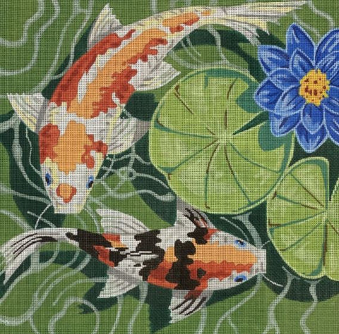 Koi (left)