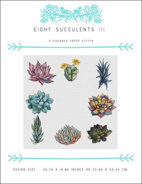 Eight Succulents III