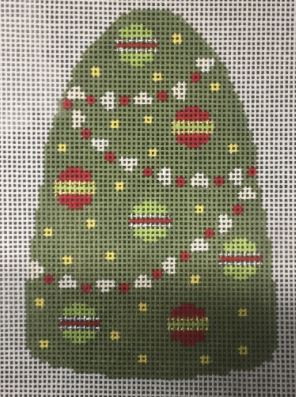 Pudgy Christmas Tree Ornament