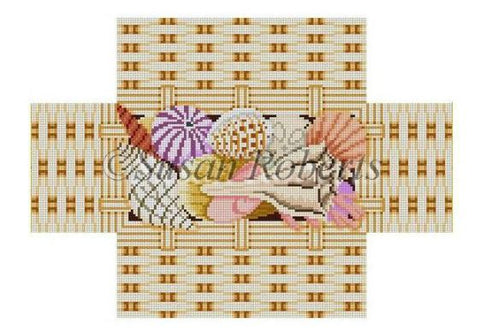 Seashell Basket Brick Cover