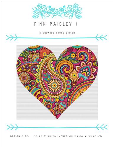 Pink Paisley I
