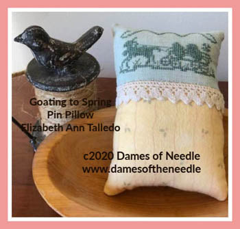 Goating To Spring Pin Pillow