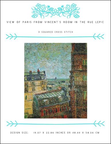 View of Paris from Vincent's Room in the Rue Lepic