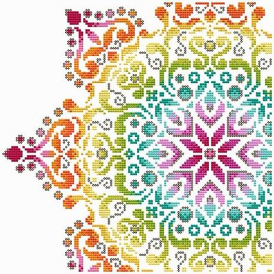 Rainbow Mandala 2
