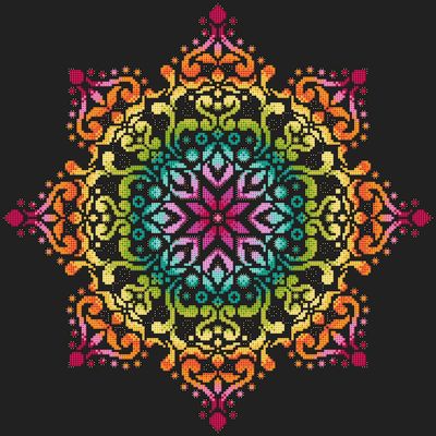Rainbow Mandala 2 Full