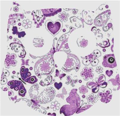 Purple Butterfly Owl