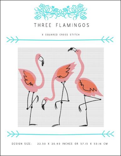 Three Flamingos