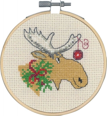 Moose and Christmas Ball