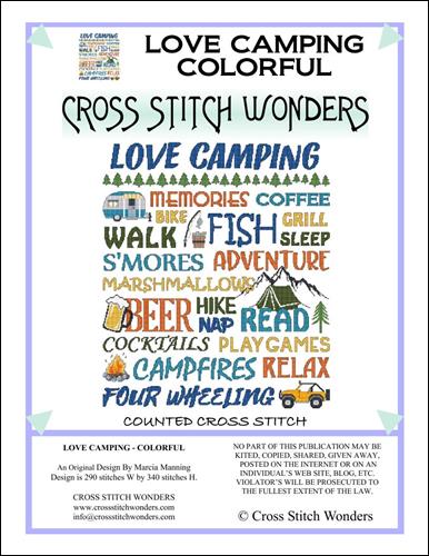 Love Camping - Colorful