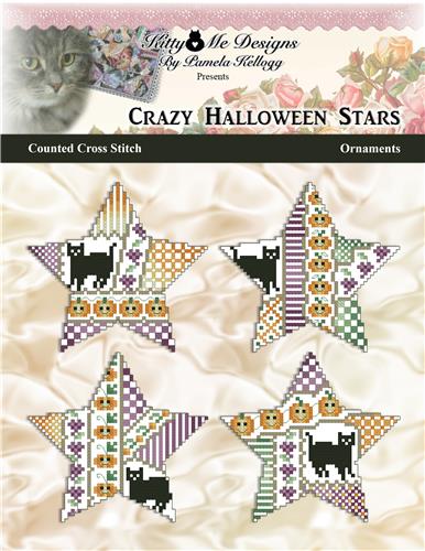Crazy Halloween Stars Ornaments