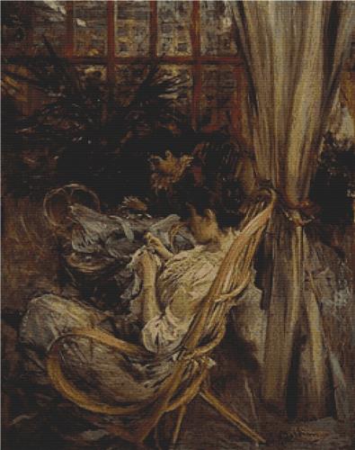 Two Women are Sewing