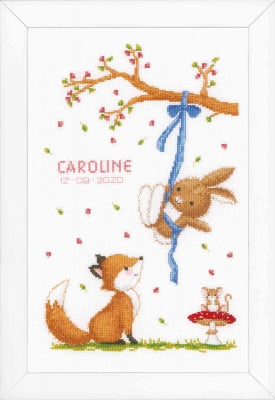 Forest Friends Birth Announcement