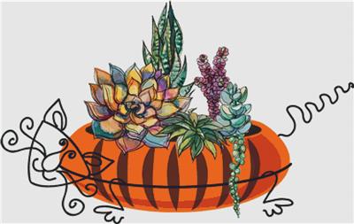 Succulents In A Cat Pot