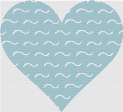 Blue Summer Heart