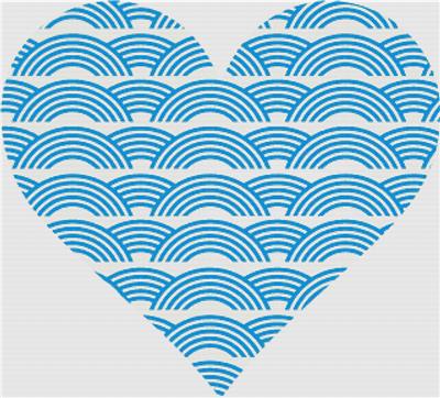 Waves Heart
