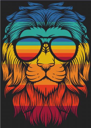 Retro Lion