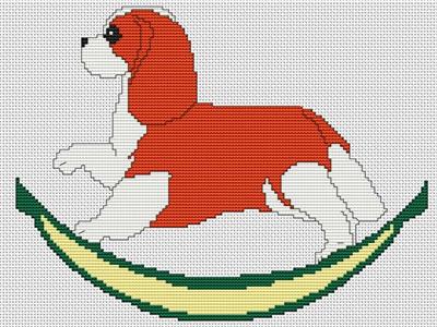 Rocking Cavalier King Charles Spaniel