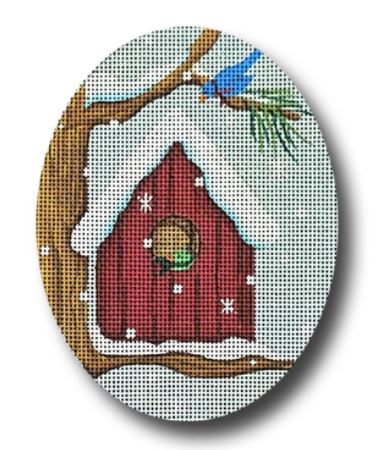 Birdhouse on Branch 