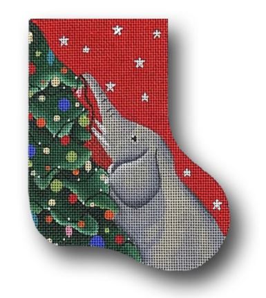 Elephant Decorating Xmas Tree