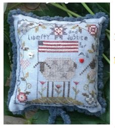 Liberty and Justice Pincushion