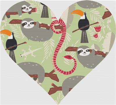 Rainforest Animal Heart