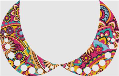 Pink Paisley Collar