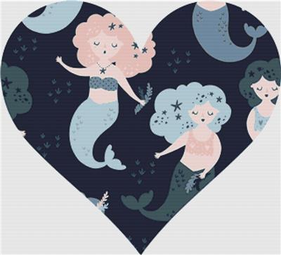 Night Mermaid Heart