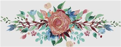 Floral Watercolour Banner