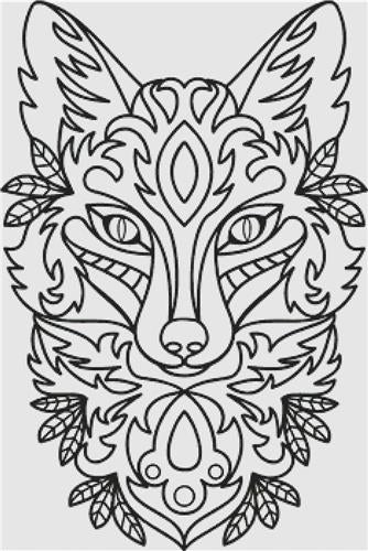 Line Art Fox