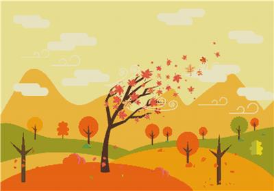 Windy Autumn Day