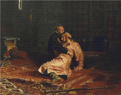 Ivan the Terrible and His Son Ivan