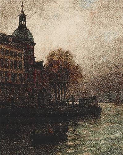 View of Paris from the River Seine