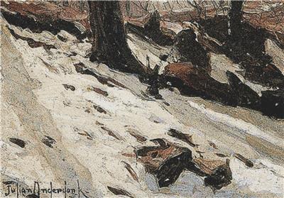 Snow Near the Cave
