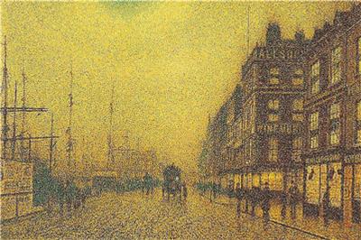 Liverpool Quay by Moonlight